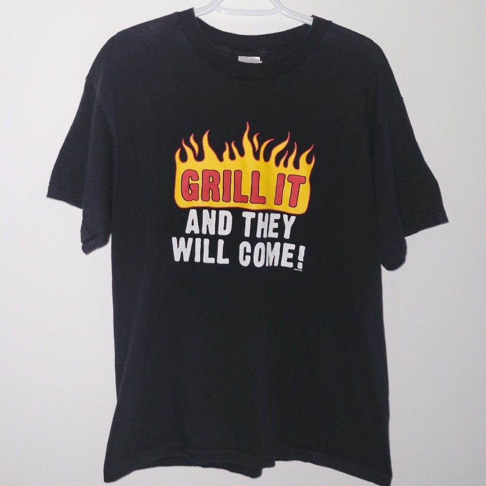 Tennessee River Grill It And They Will Come Short Sleeve T-Shirt Size Large VTG